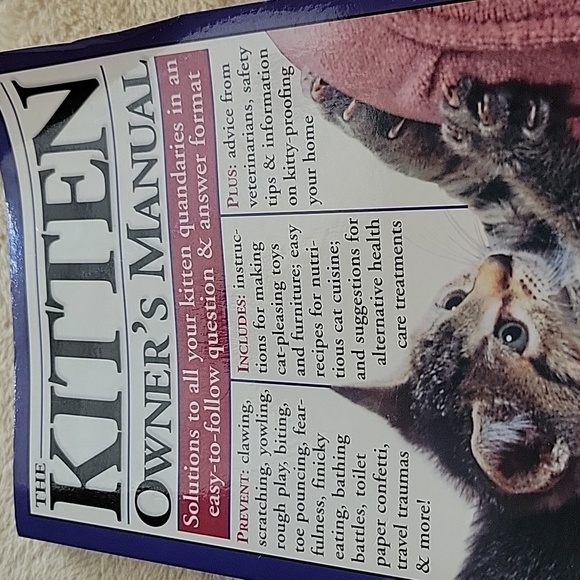 KITTEN BOOKS, MANUAL+SCIENCE DIET KITTEN/ADULT CAT GUIDE BUNDLE,+ BONUS JOURNAL! - Picture 9 of 14